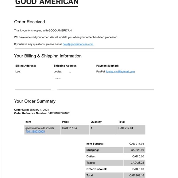 Good American mama side insert jeans size 26 - Picture 3 of 3